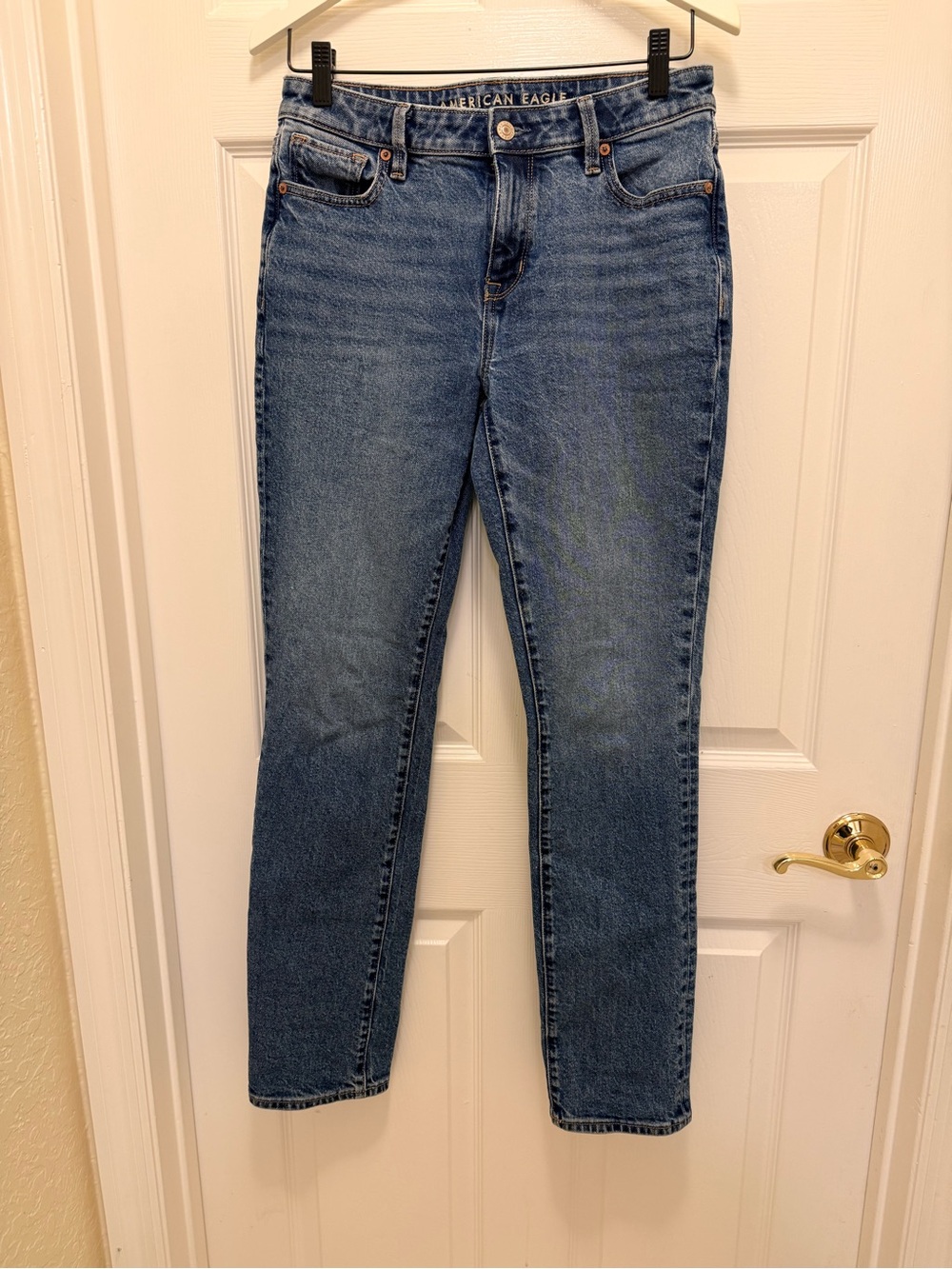 American Eagle Skinny Jeans Women’s 2 Long Stretch Medium Wash